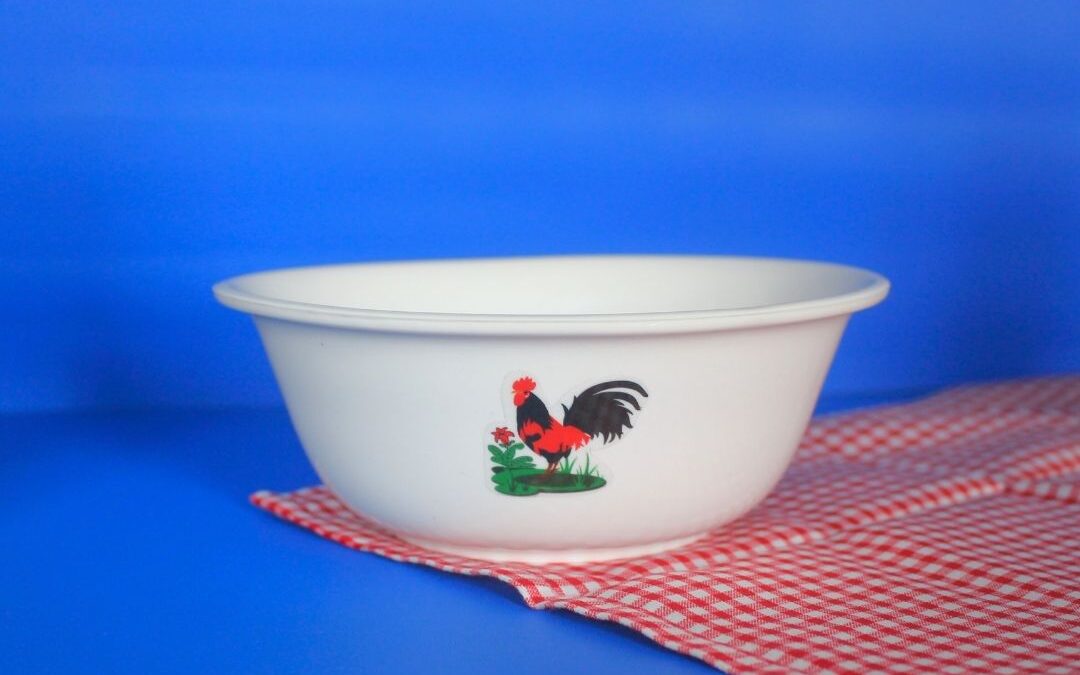 Mangkok Ayam Jago Plastik