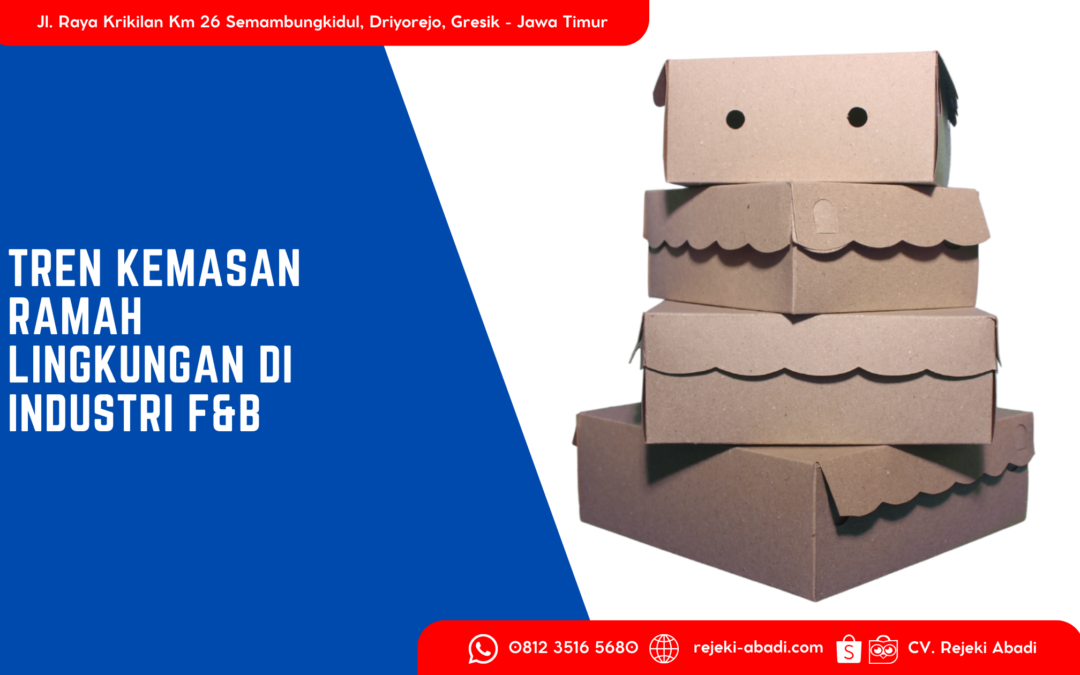 Tren Kemasan Ramah Lingkungan di Industri F&B